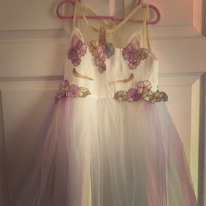 Girls size 8 unicorn dress